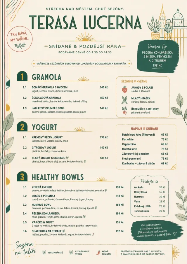 Market Fresh Midday breakfast-menu menu template preview