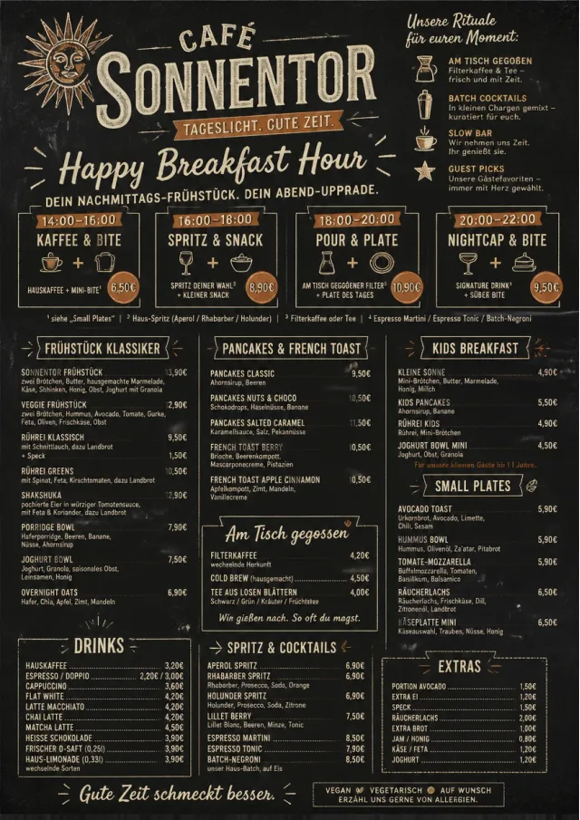 Happy Hour Promo breakfast-menu menu template preview