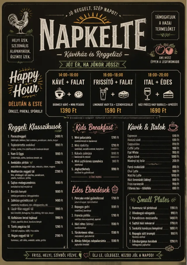 Happy Hour Promo breakfast-menu menu template preview