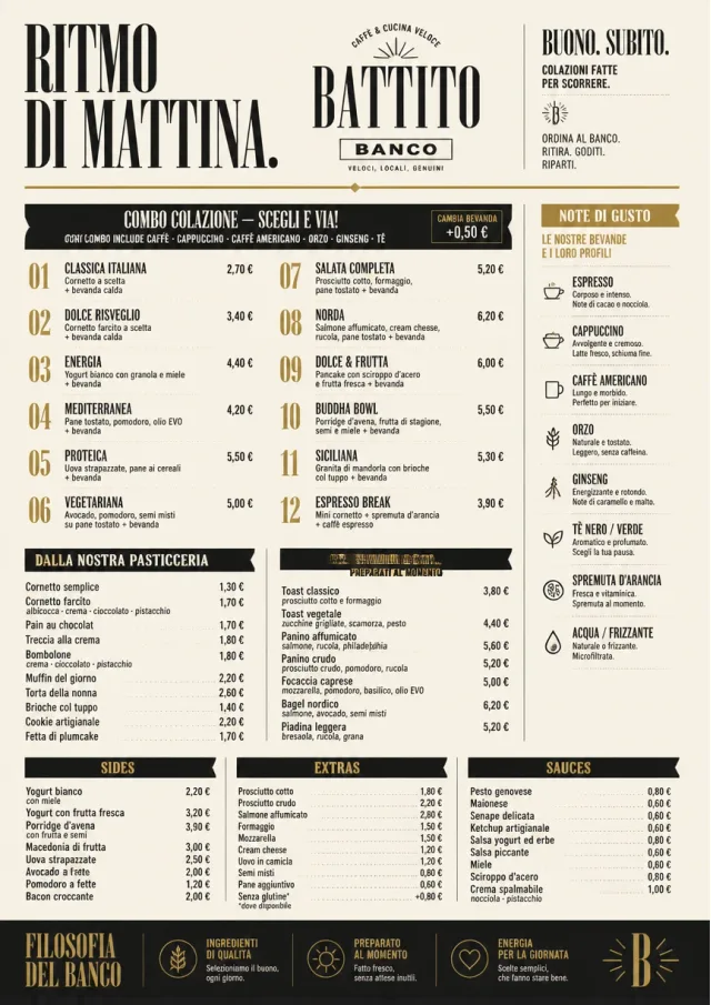 Urban Counter Quick breakfast-menu menu template preview