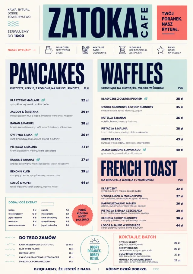 Modern Brunch Editorial breakfast-menu menu template preview