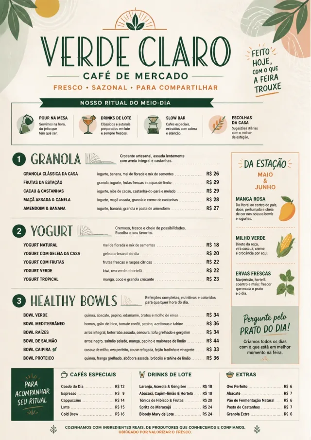 Market Fresh Midday breakfast-menu menu template preview
