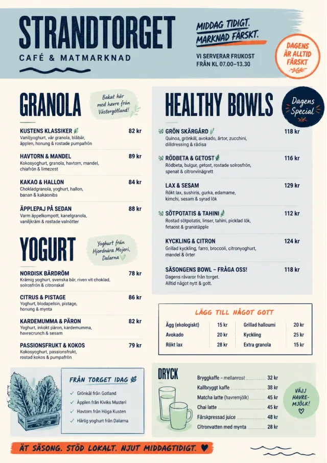 Market Fresh Midday breakfast-menu menu template preview