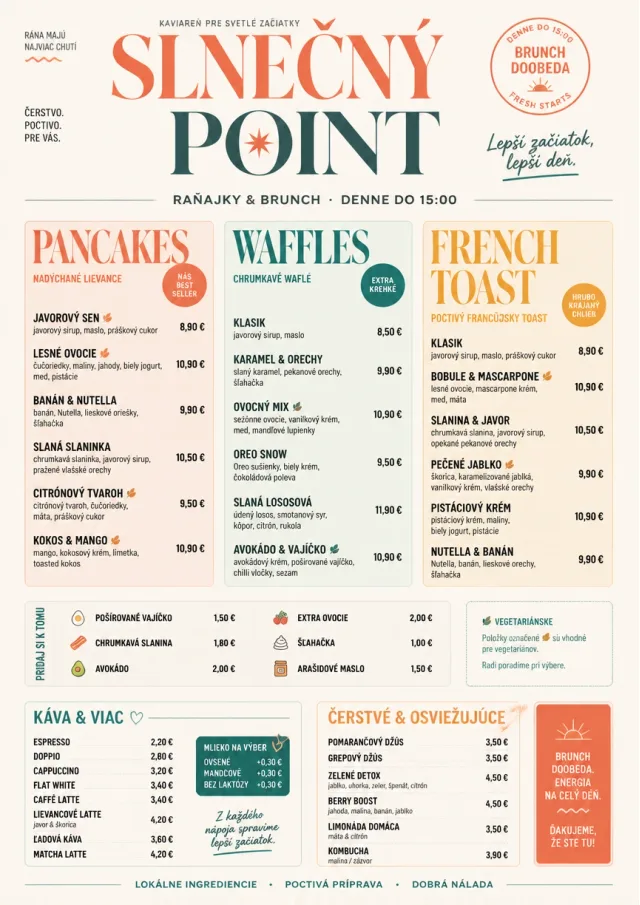 Modern Brunch Editorial breakfast-menu menu template preview