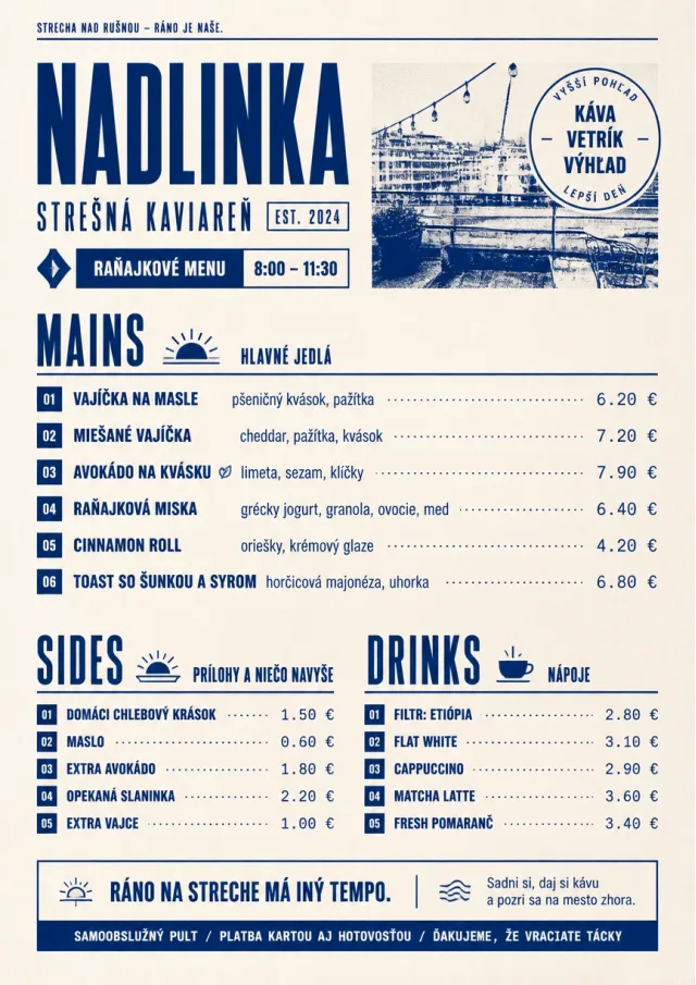 Counter Quick Board breakfast-menu menu template preview