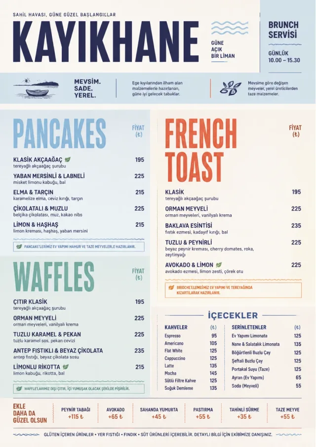 Modern Brunch Editorial breakfast-menu menu template preview
