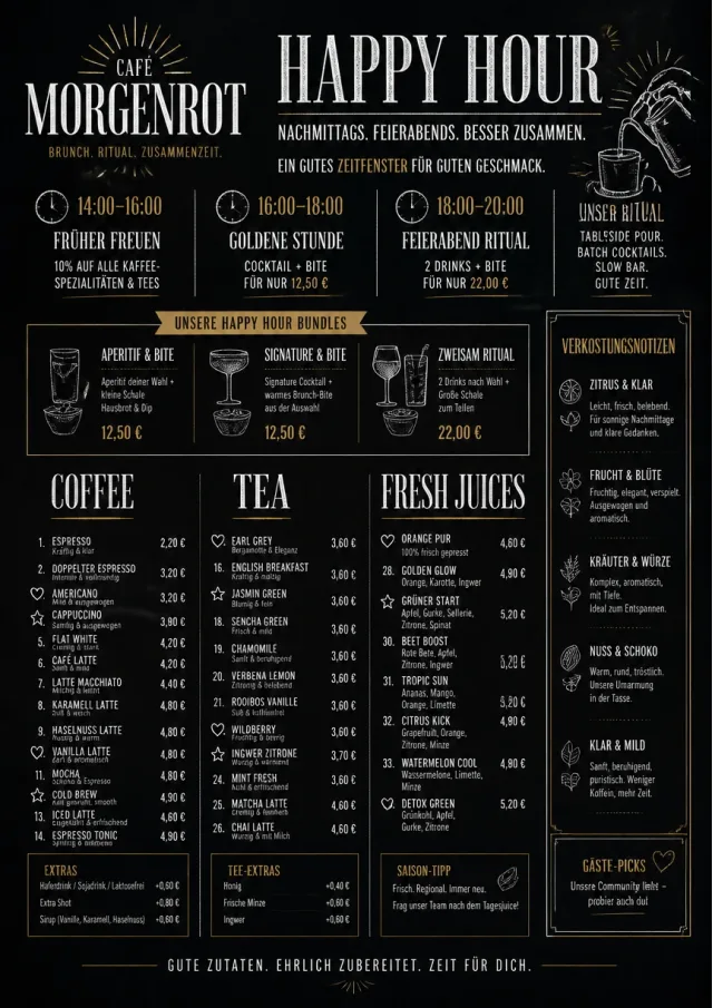 Happy Hour Promo brunch-menu menu template preview