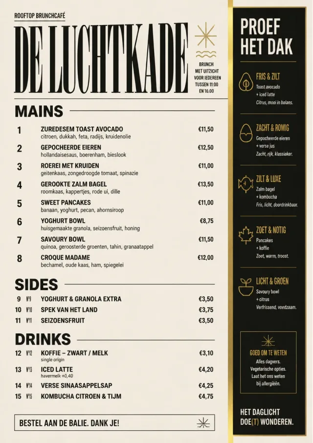 Counter Quick Board brunch-menu menu template preview