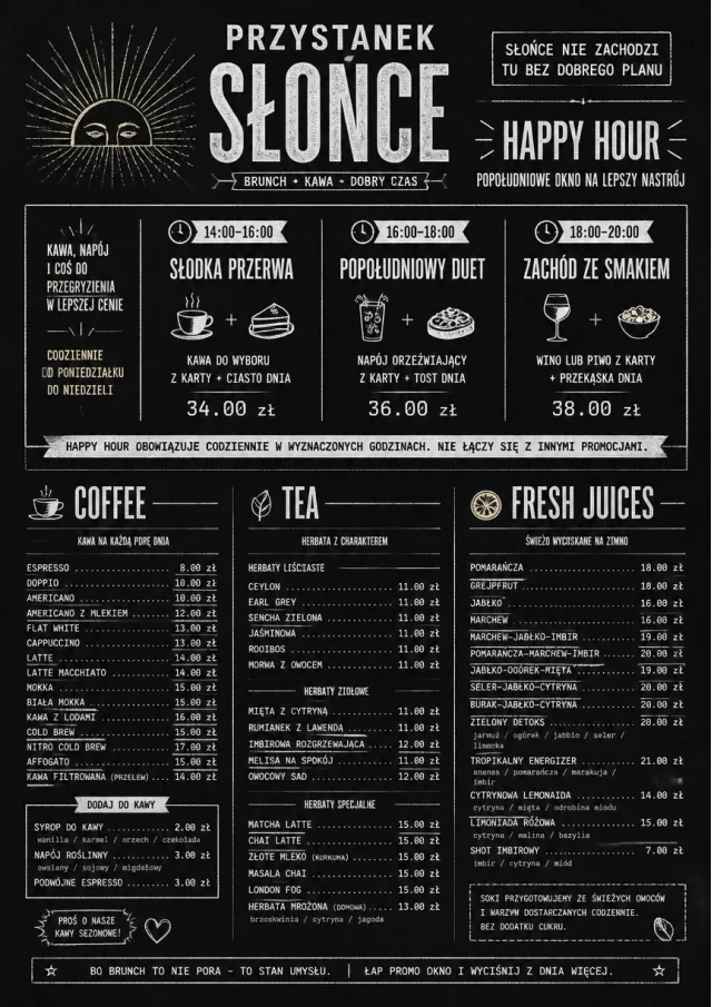 Happy Hour Promo brunch-menu menu template preview