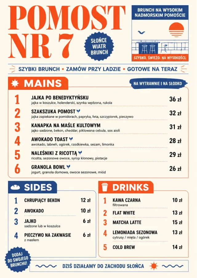 Counter Quick Board brunch-menu menu template preview