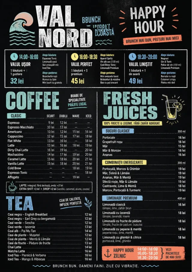 Happy Hour Promo brunch-menu menu template preview