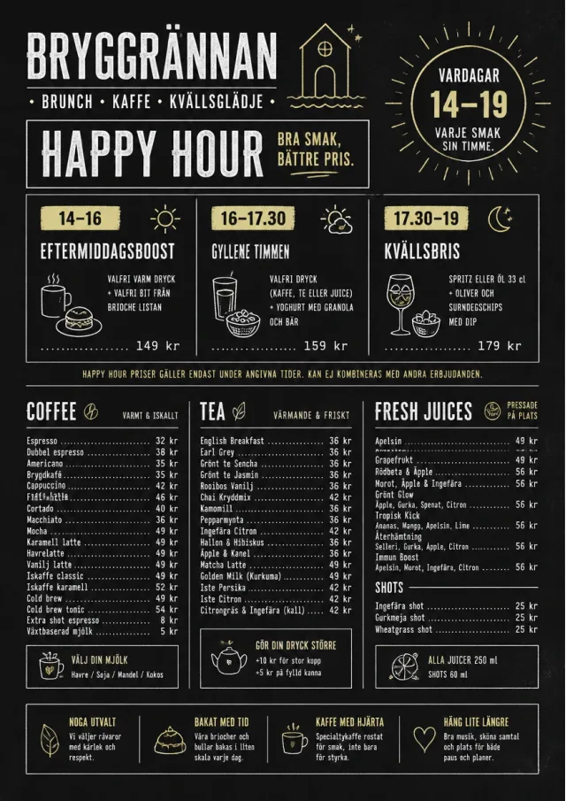 Happy Hour Promo brunch-menu menu template preview