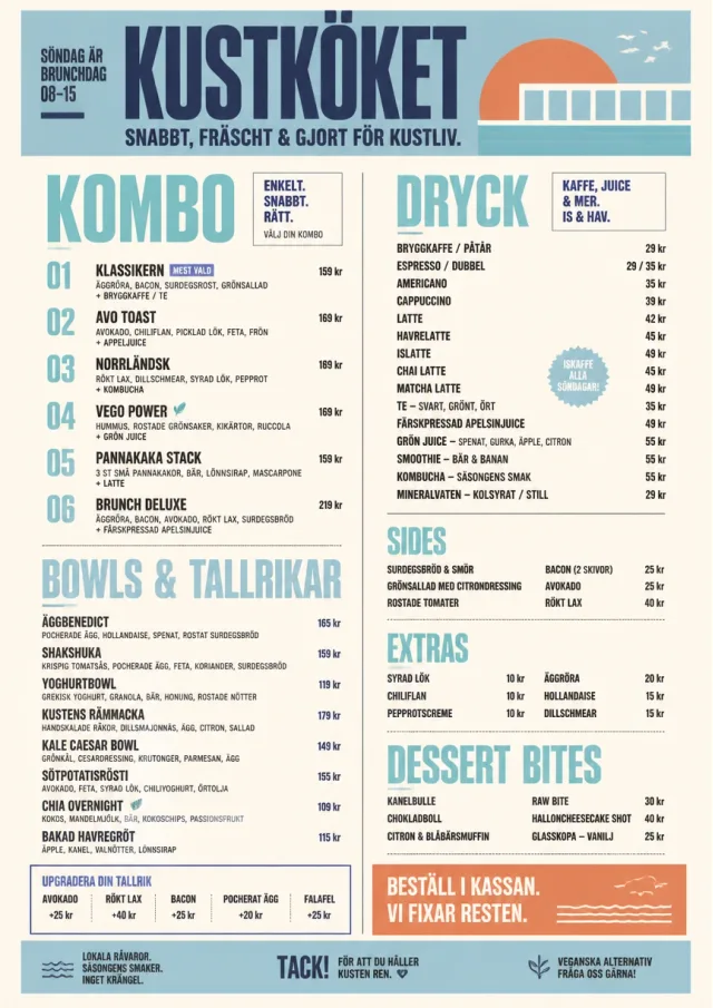 Urban Counter Quick brunch-menu menu template preview