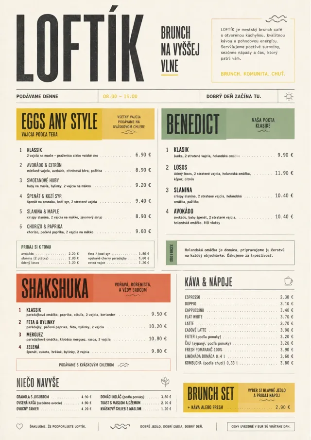 Modern Brunch Editorial brunch-menu menu template preview