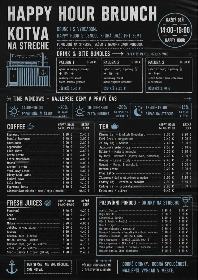 Happy Hour Promo brunch-menu menu template preview