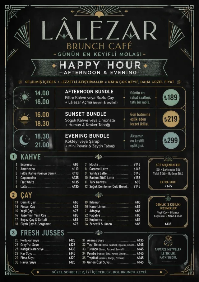 Happy Hour Promo brunch-menu menu template preview