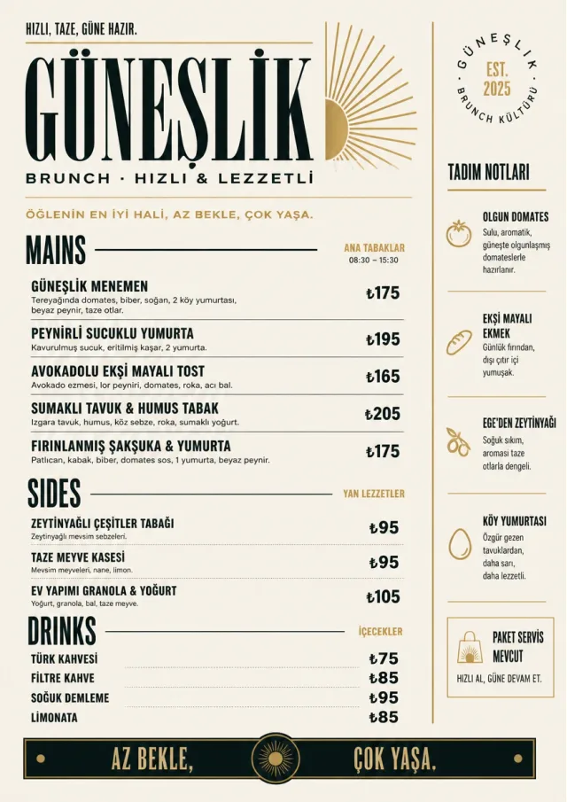 Counter Quick Board brunch-menu menu template preview