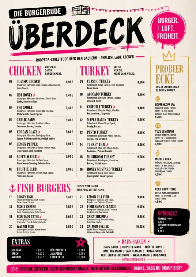 Street Stall Energy burger-menu menu template preview