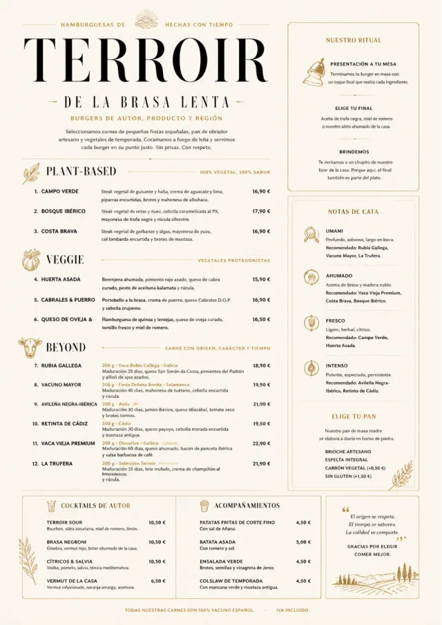 Fine Regional burger-menu menu template preview
