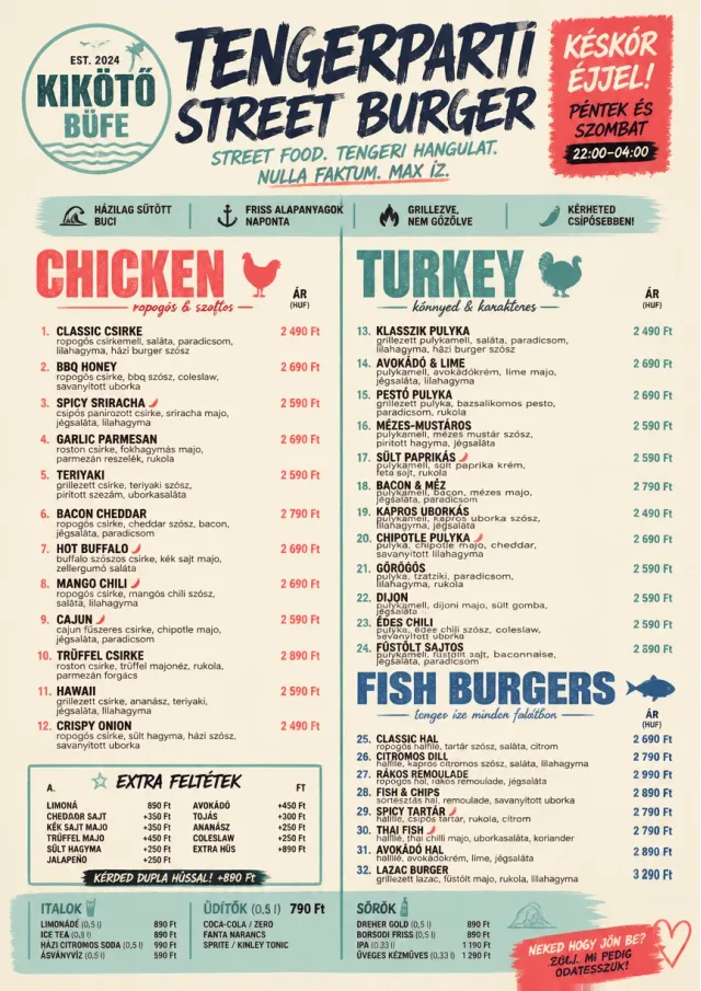 Street Stall Energy burger-menu menu template preview