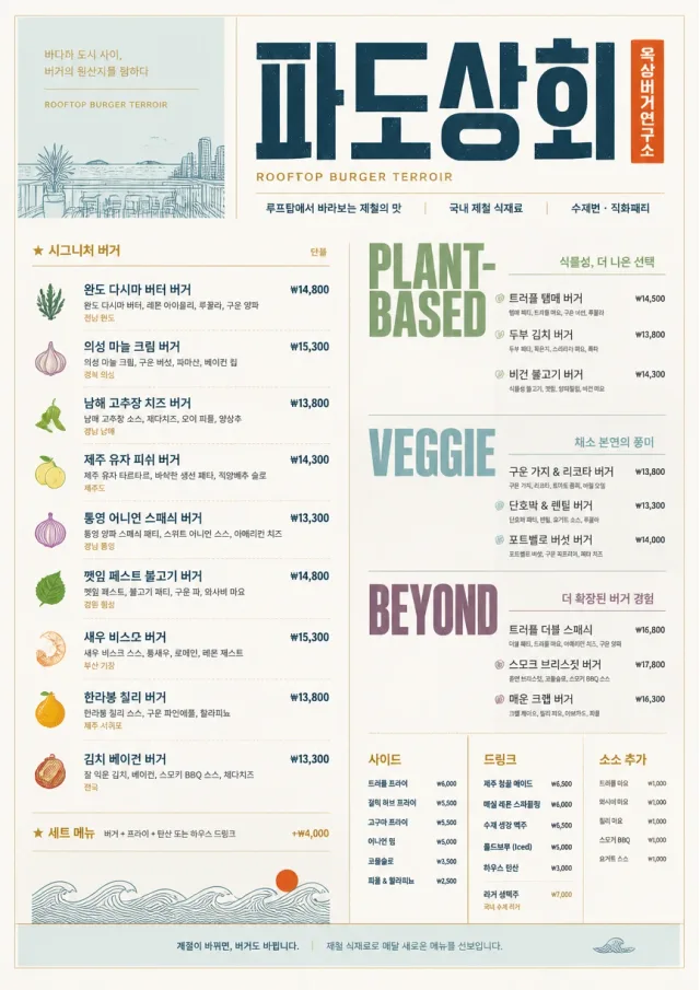 Fine Regional burger-menu menu template preview