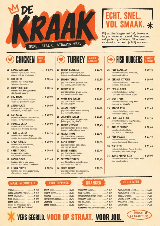 Street Stall Energy burger-menu menu template preview