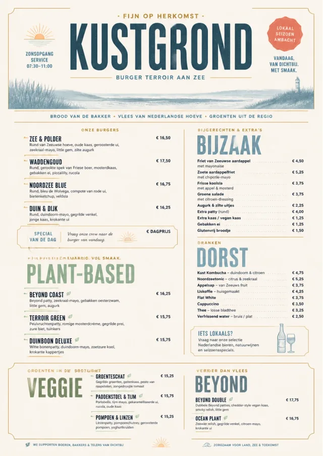 Fine Regional burger-menu menu template preview