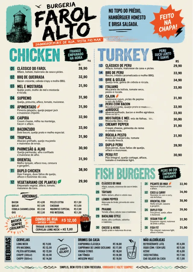 Street Stall Energy burger-menu menu template preview