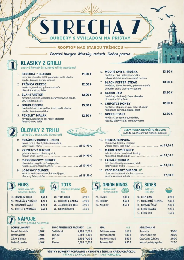 Coastal Regional burger-menu menu template preview