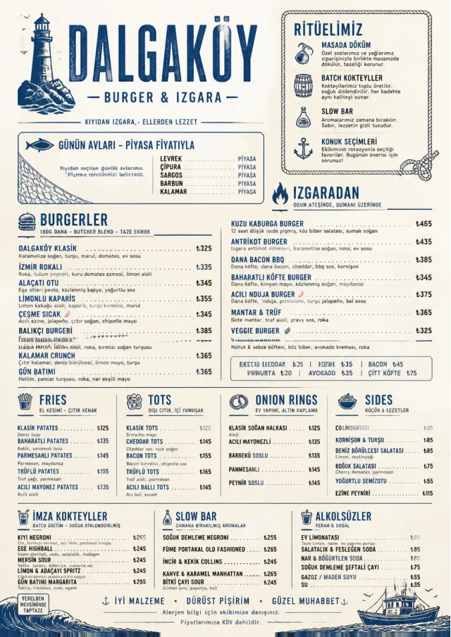 Coastal Regional burger-menu menu template preview