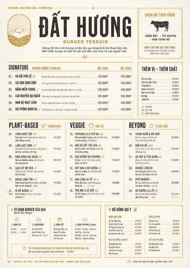 Fine Regional burger-menu menu template preview