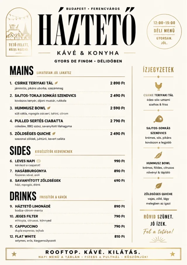 Counter Quick Board cafe-menu menu template preview