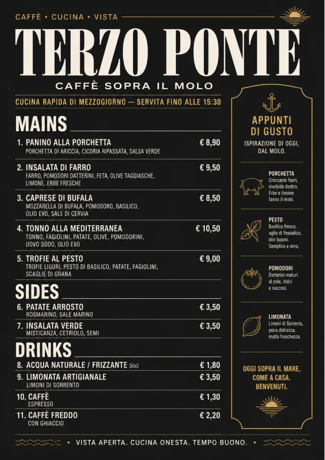 Counter Quick Board cafe-menu menu template preview