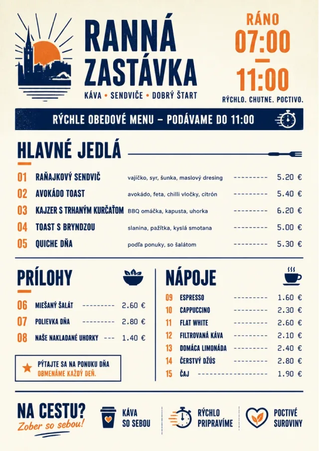 Counter Quick Board cafe-menu menu template preview
