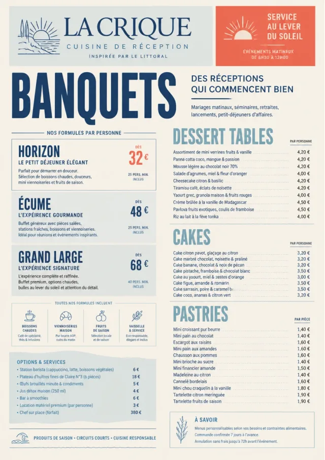 Banquet Catering catering-menu menu template preview