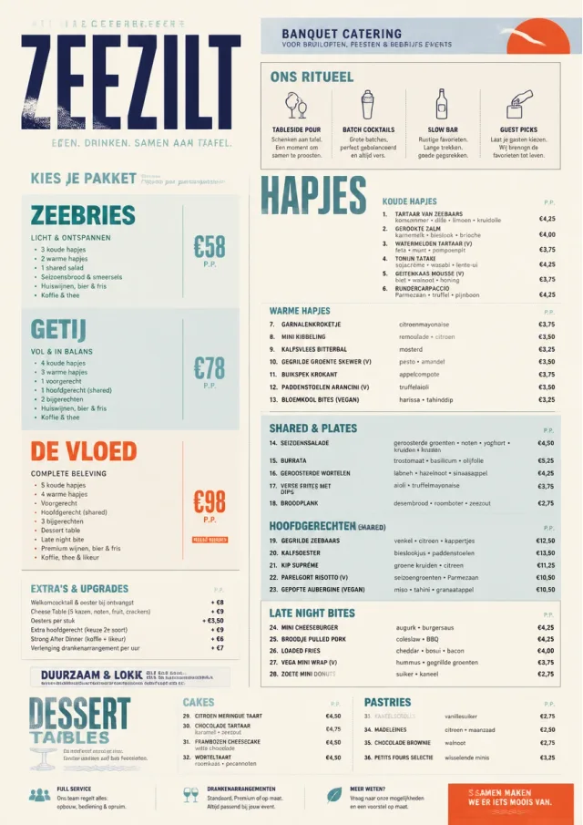 Banquet Catering catering-menu menu template preview