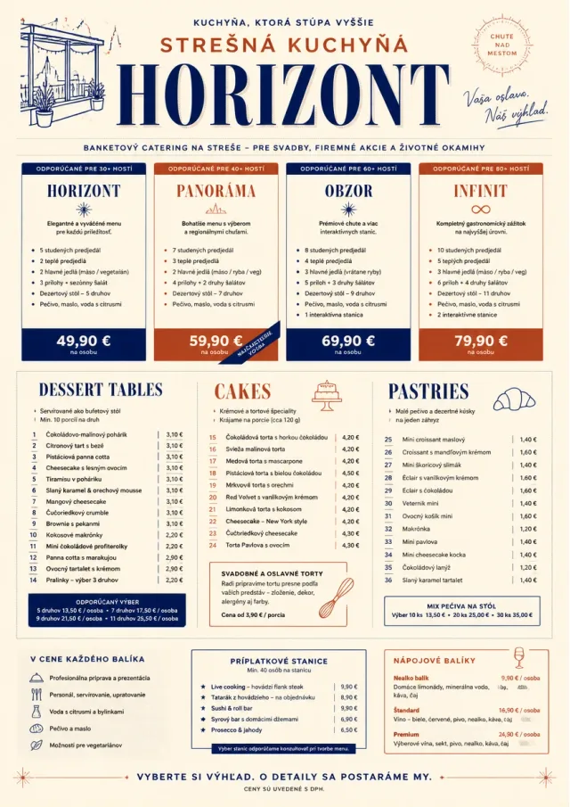 Banquet Catering catering-menu menu template preview
