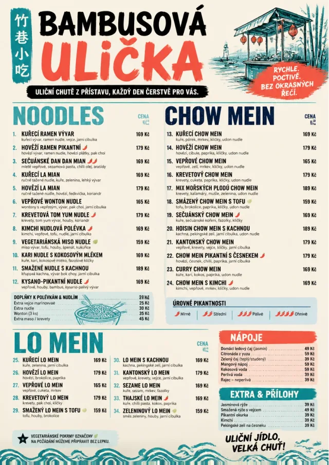 Street Stall Energy chinese-menu menu template preview