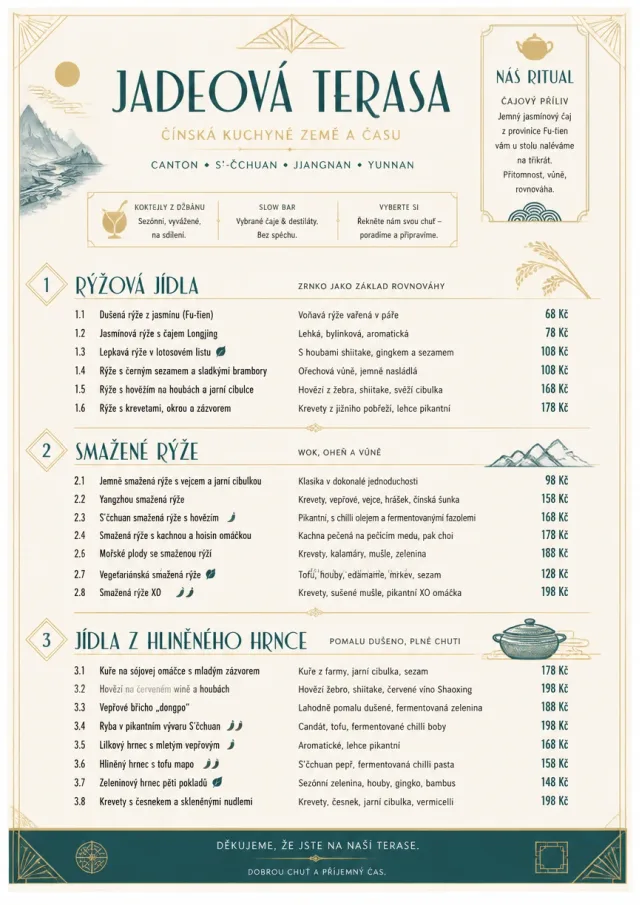 Fine Regional chinese-menu menu template preview