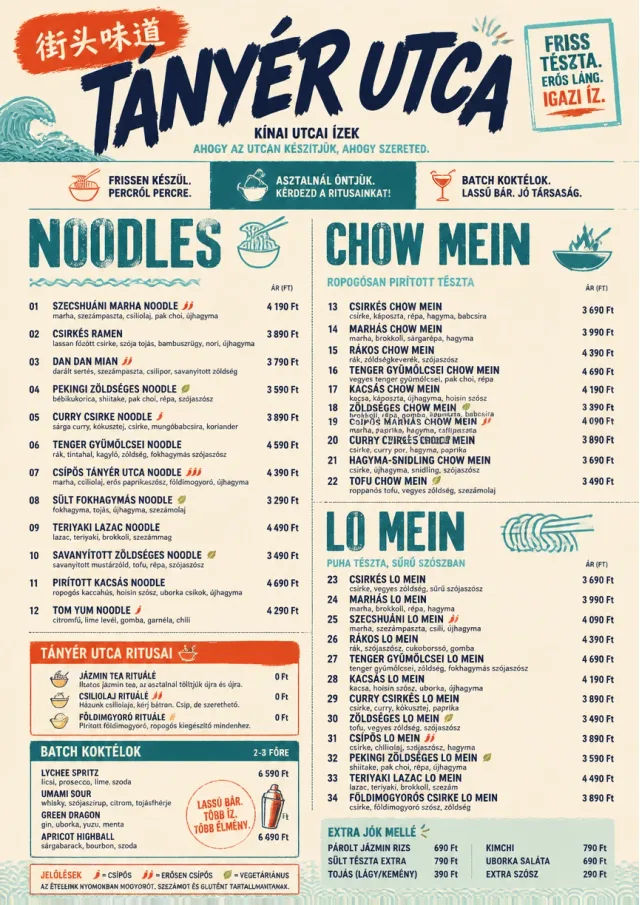 Street Stall Energy chinese-menu menu template preview