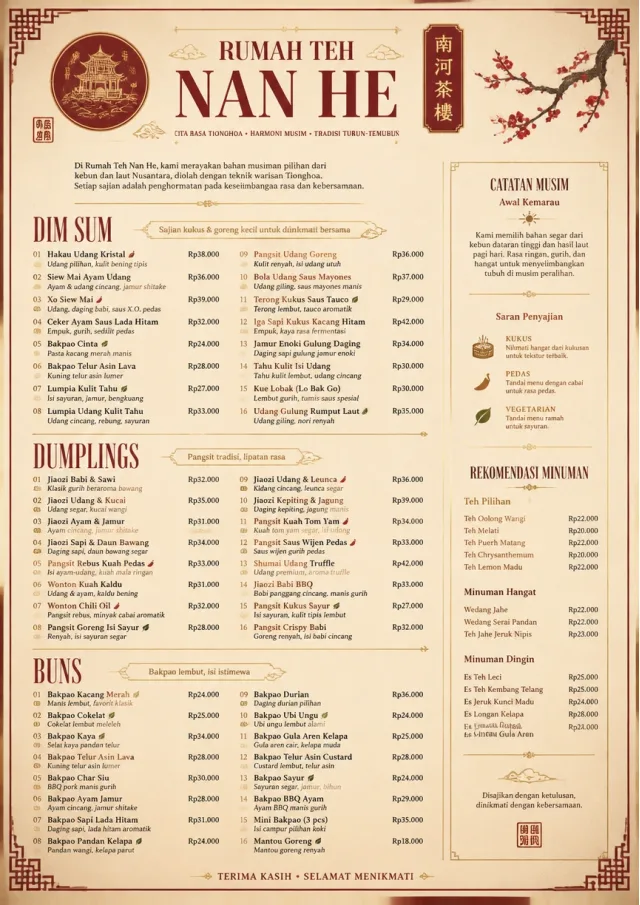 Heritage Tradition chinese-menu menu template preview