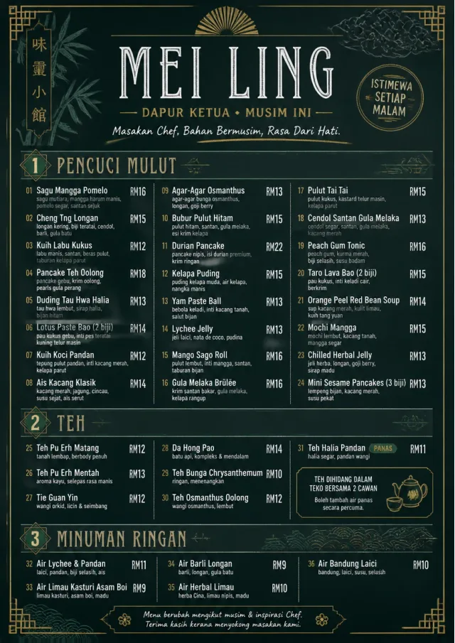 Chef Specials Board chinese-menu menu template preview