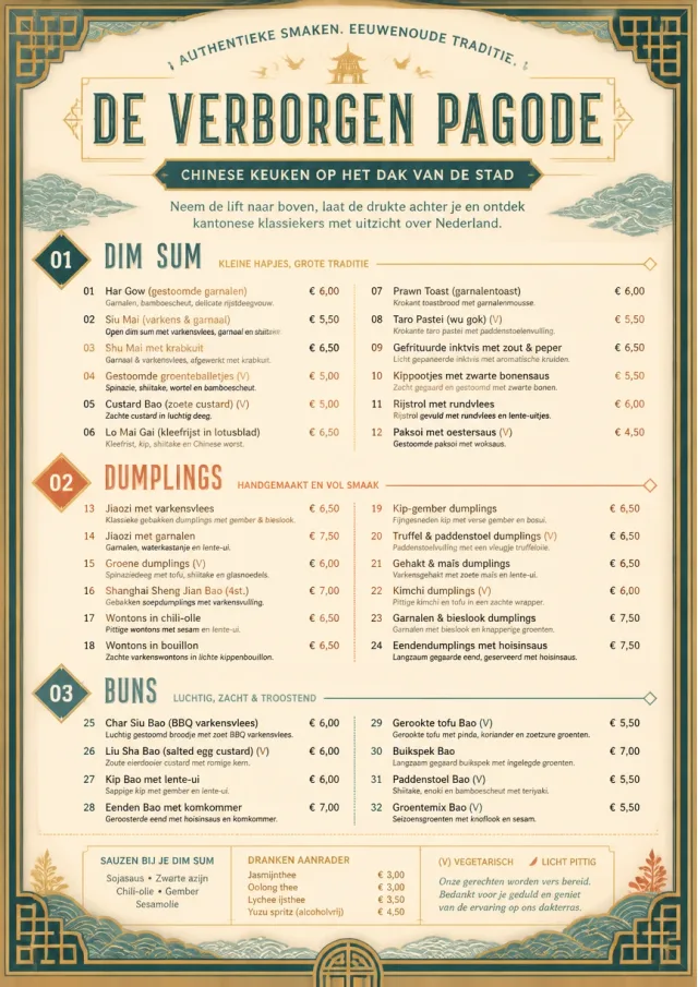 Heritage Tradition chinese-menu menu template preview