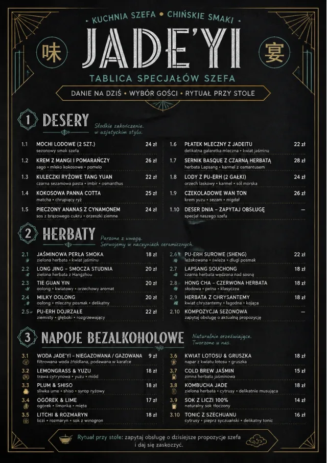 Chef Specials Board chinese-menu menu template preview