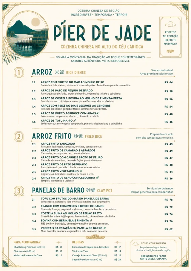 Fine Regional chinese-menu menu template preview