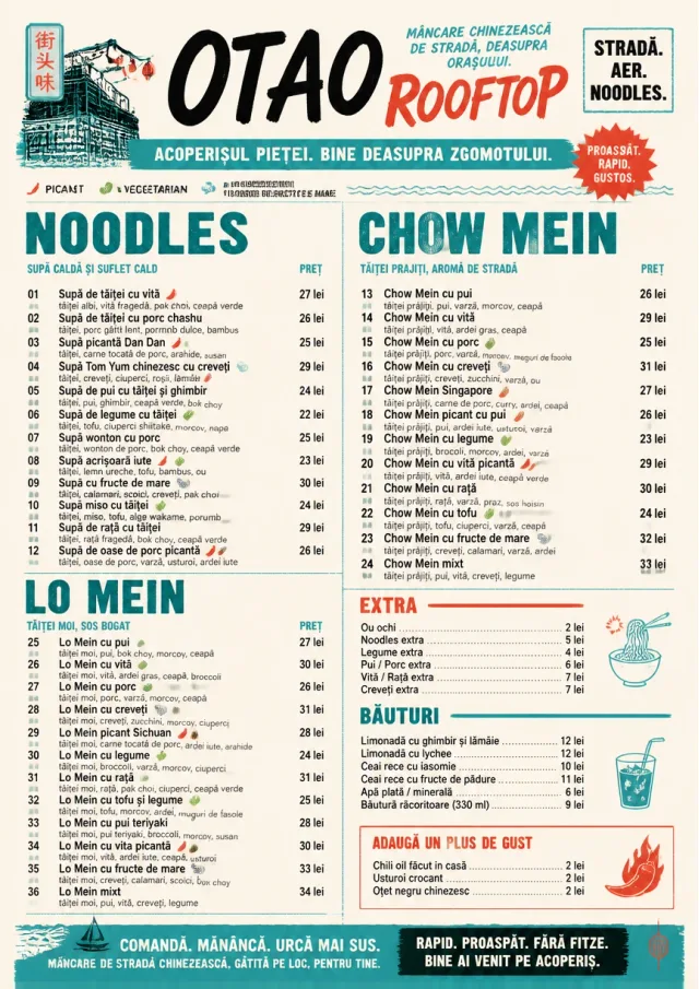 Street Stall Energy chinese-menu menu template preview