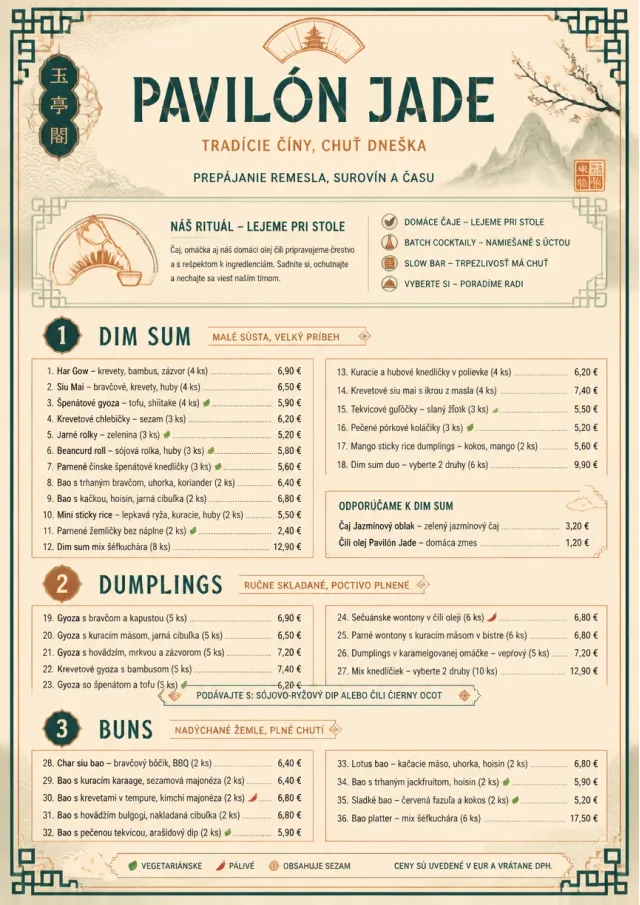 Heritage Tradition chinese-menu menu template preview