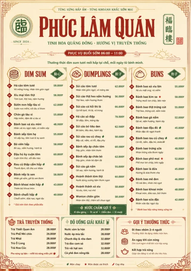 Heritage Tradition chinese-menu menu template preview
