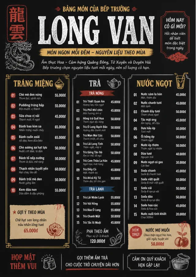 Chef Specials Board chinese-menu menu template preview