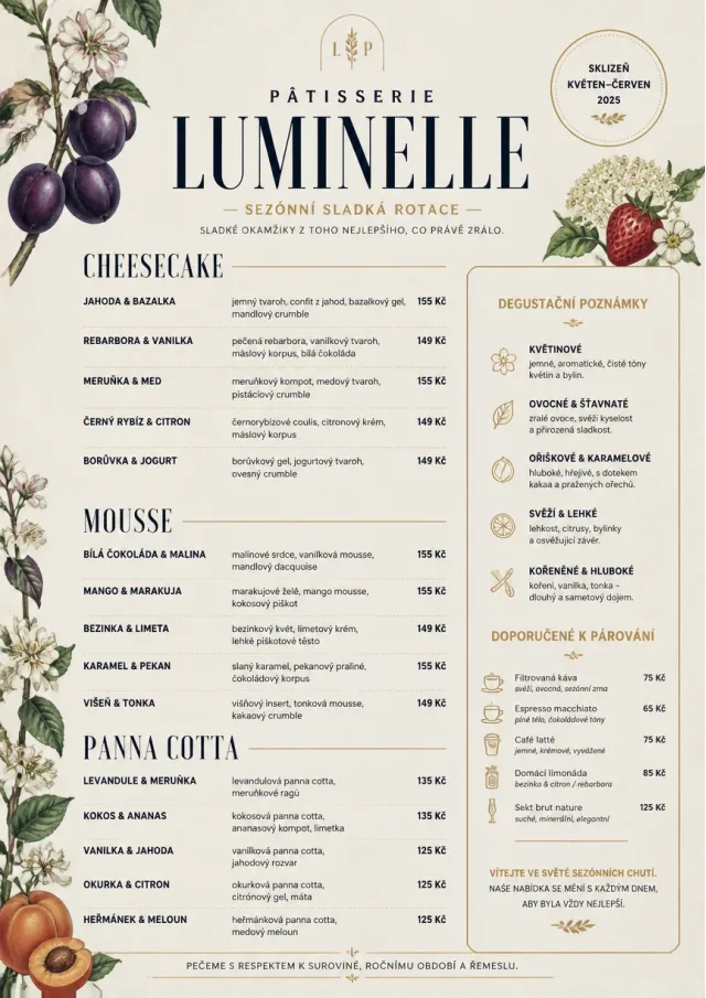 Seasonal Pastry dessert-menu menu template preview